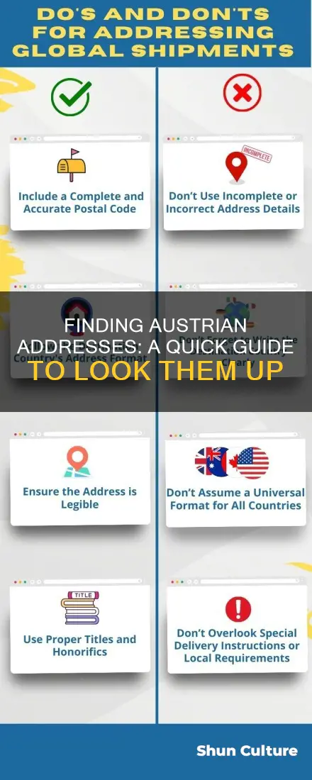 how to look up an austrian address
