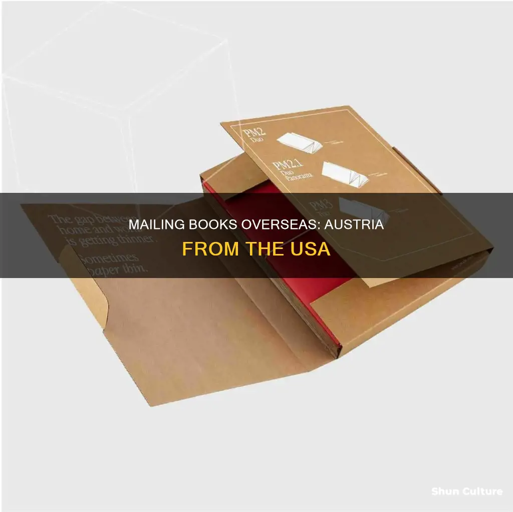 how to mail a book to austria from usa