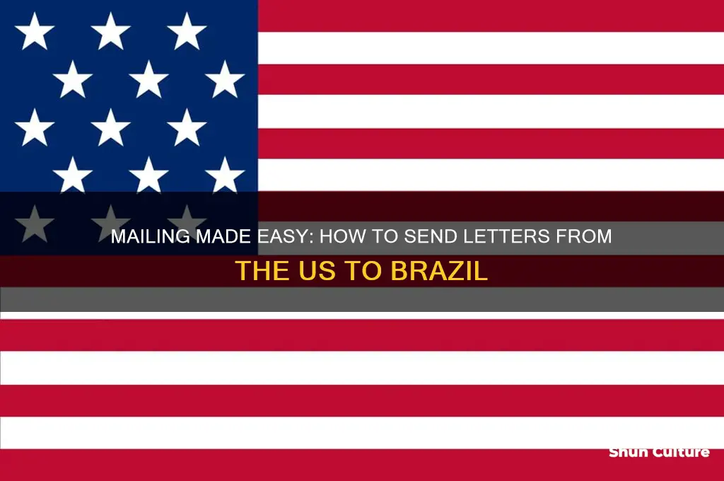 how to mail a letter from us to brazil
