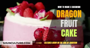 Dragon Fruit Cake: A Bavarian Twist