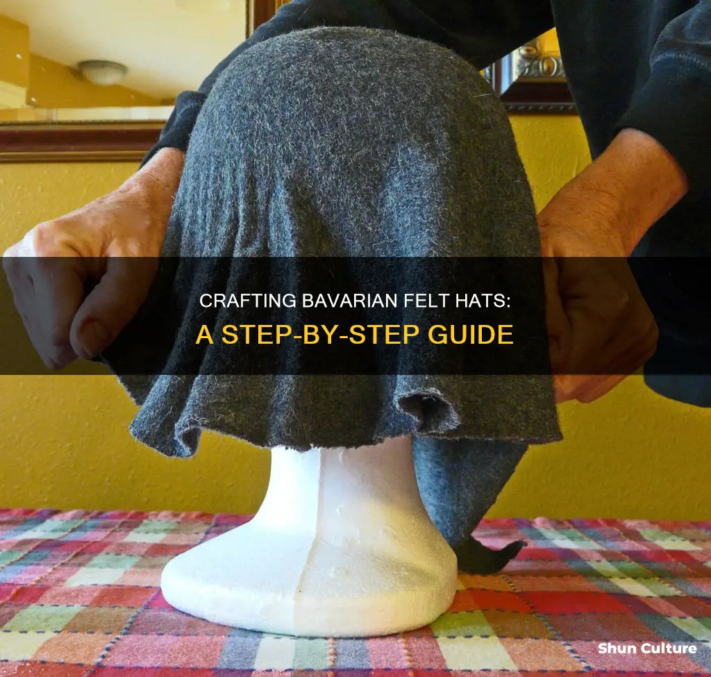 how to make a bavarian felt hat