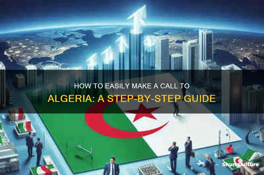 how to make a call to a cellular in algeria