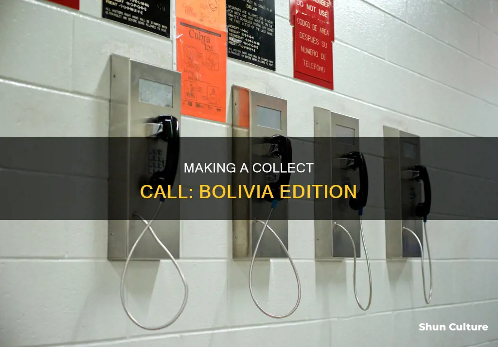 how to make a collect call from bolivia