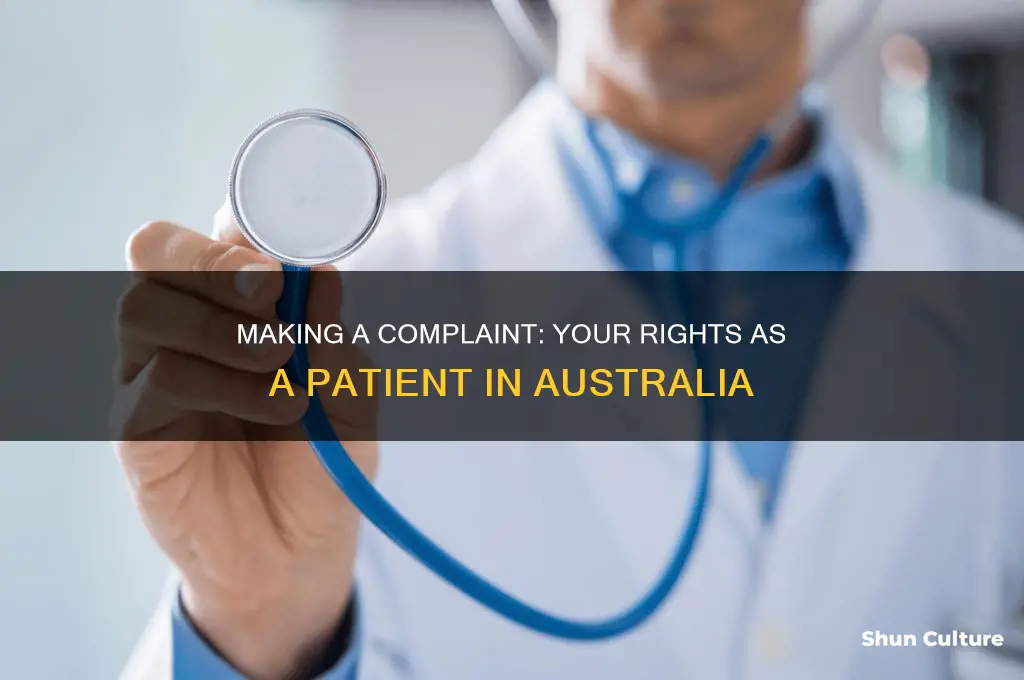 how to make a complaint about a doctor australia