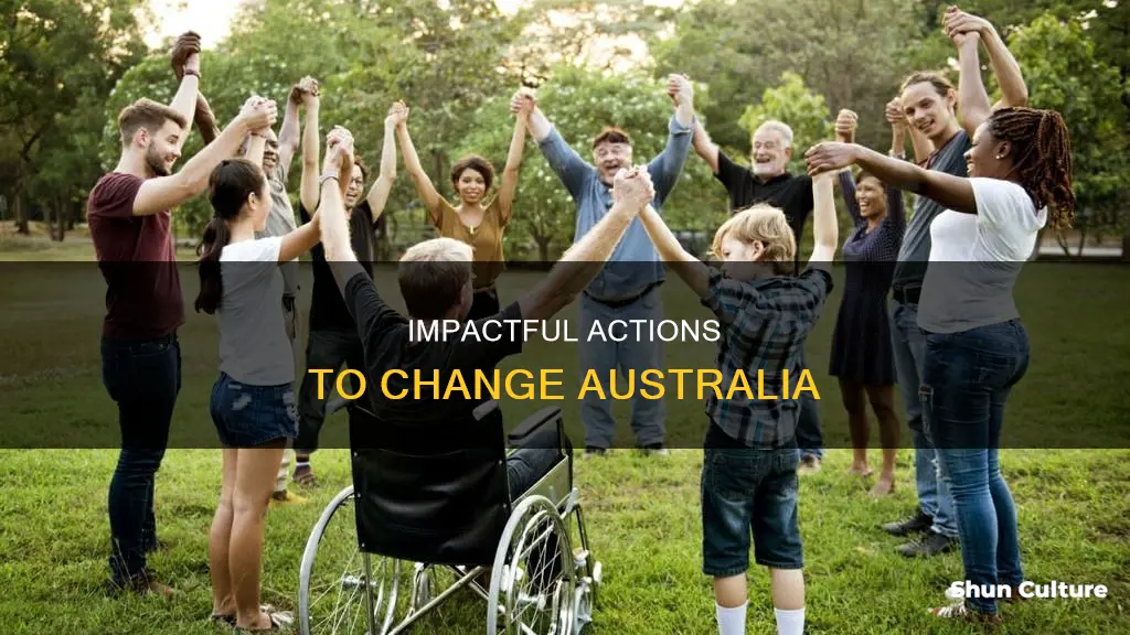 how to make a difference in australia