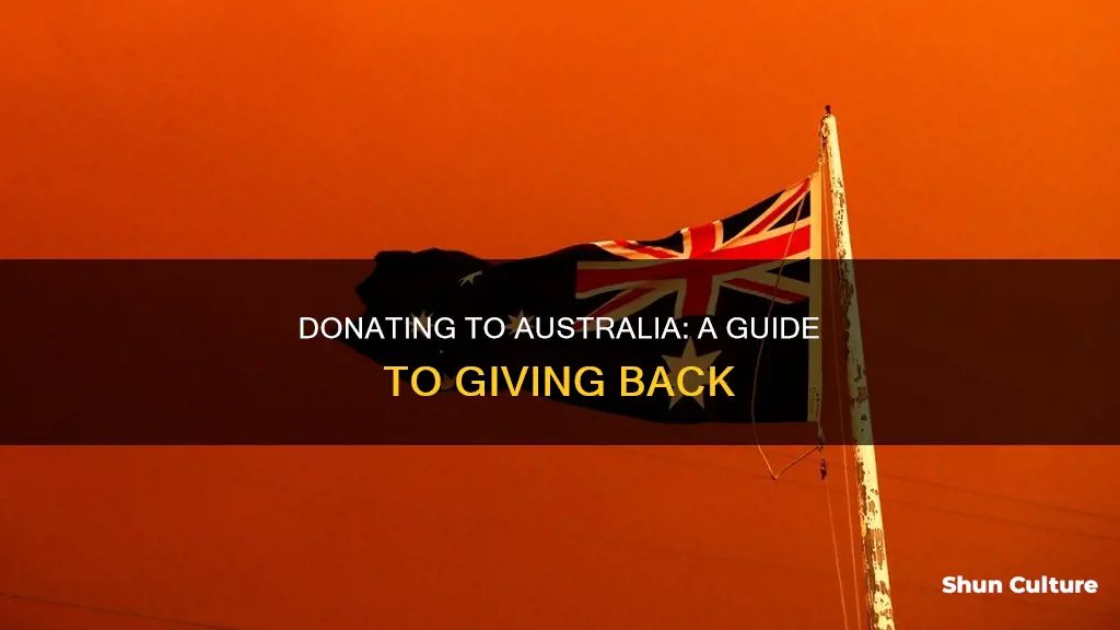 how to make a donation to australia