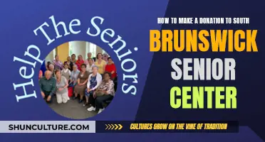Donating to South Brunswick Senior Center