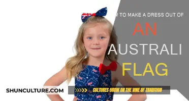 Crafting a Dress from the Australian Flag