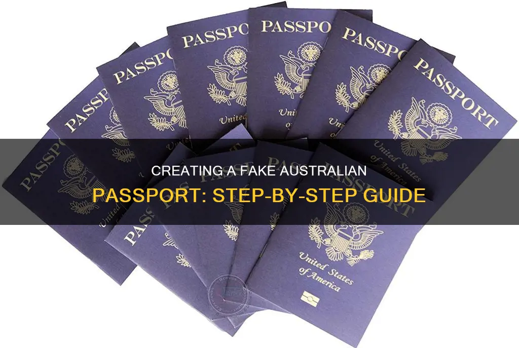how to make a fake australian passport