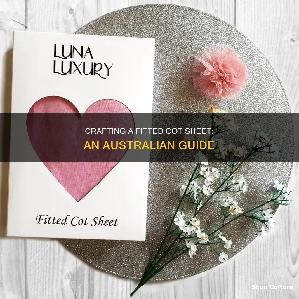 how to make a fitted cot sheet australia