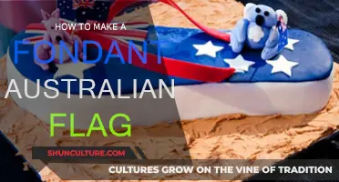 Creating an Australian Flag with Fondant