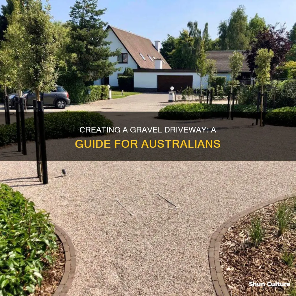 how to make a gravel driveway australia