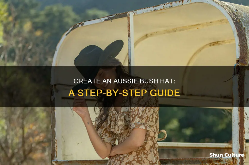 how to make a hat look like a australian bush