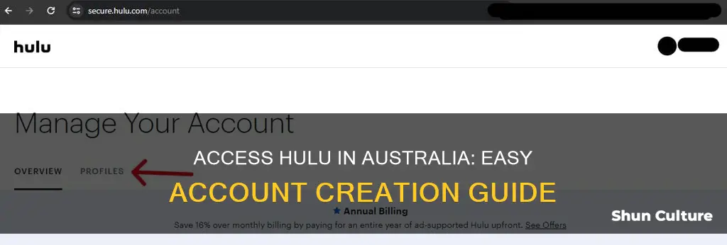 how to make a hulu account in australia