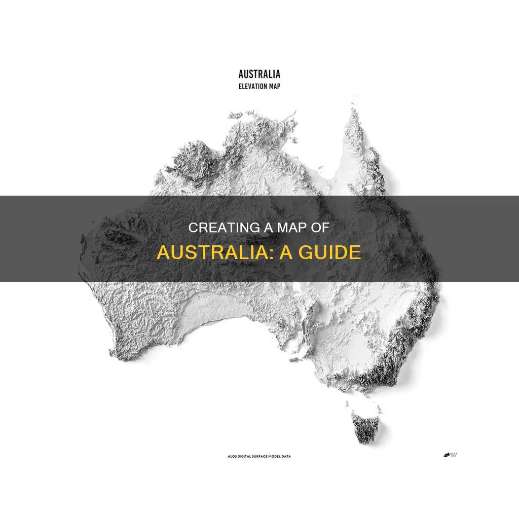 how to make a map of australia