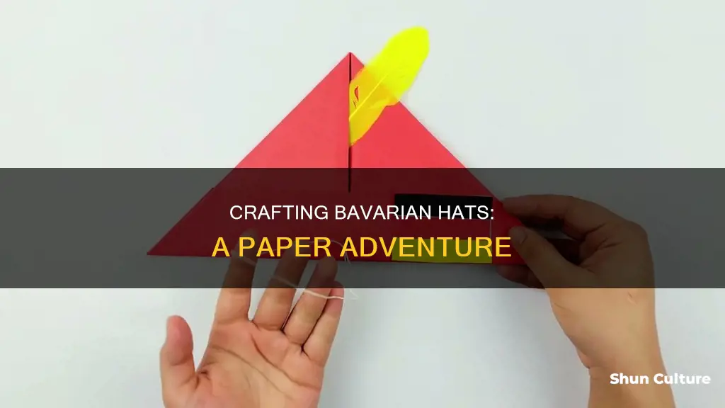 how to make a paper bavarian hat