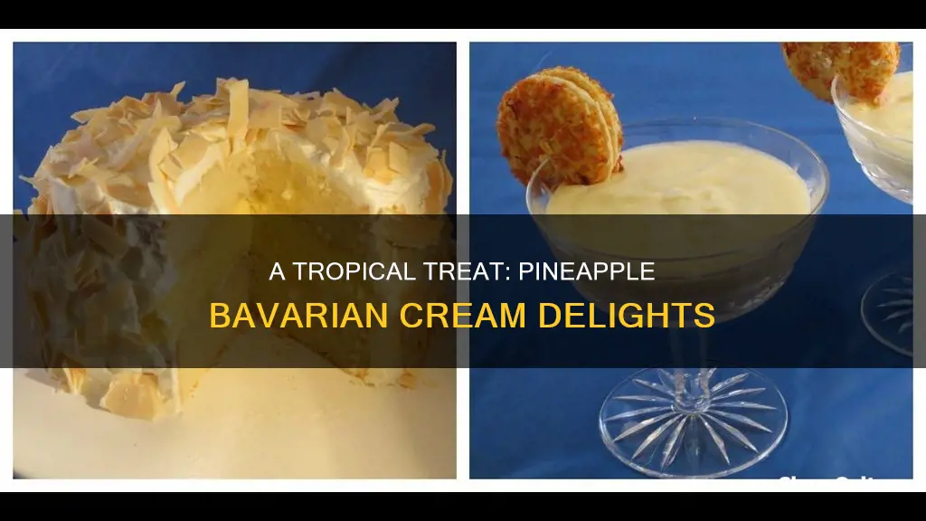 how to make a pineapple bavarian cream