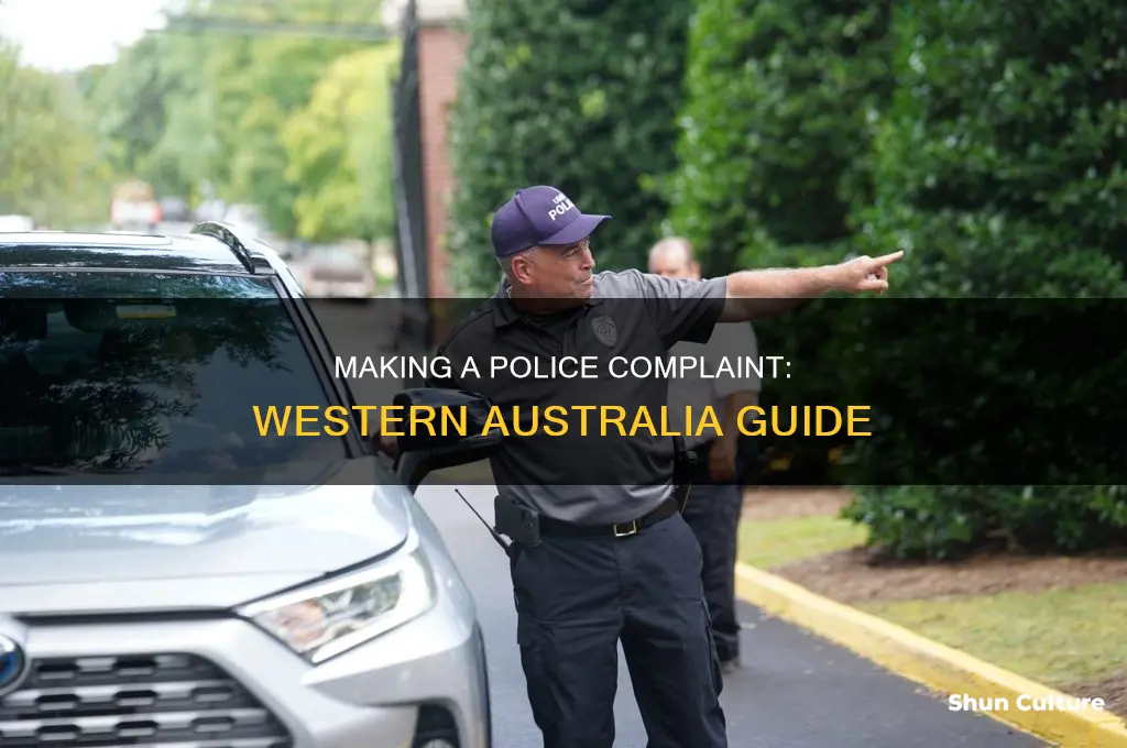 how to make a police complaint in western australia