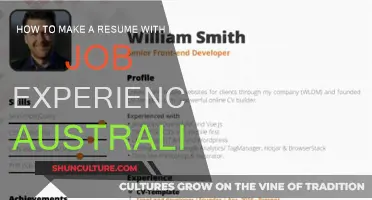 Crafting a Resume Without Job Experience in Australia