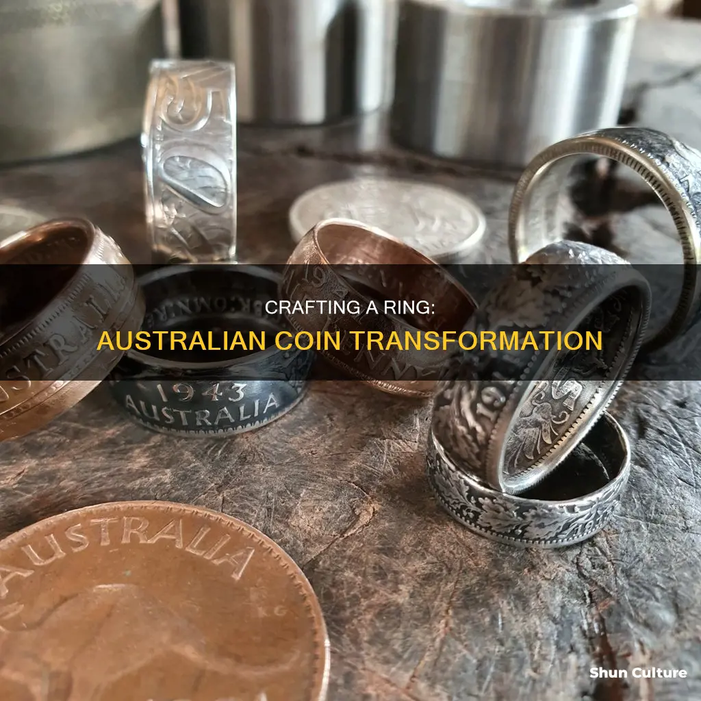 how to make a ring out of an australian coin