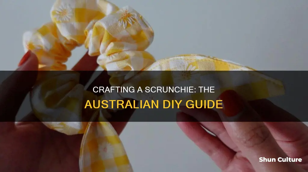 how to make a scrunchie australia