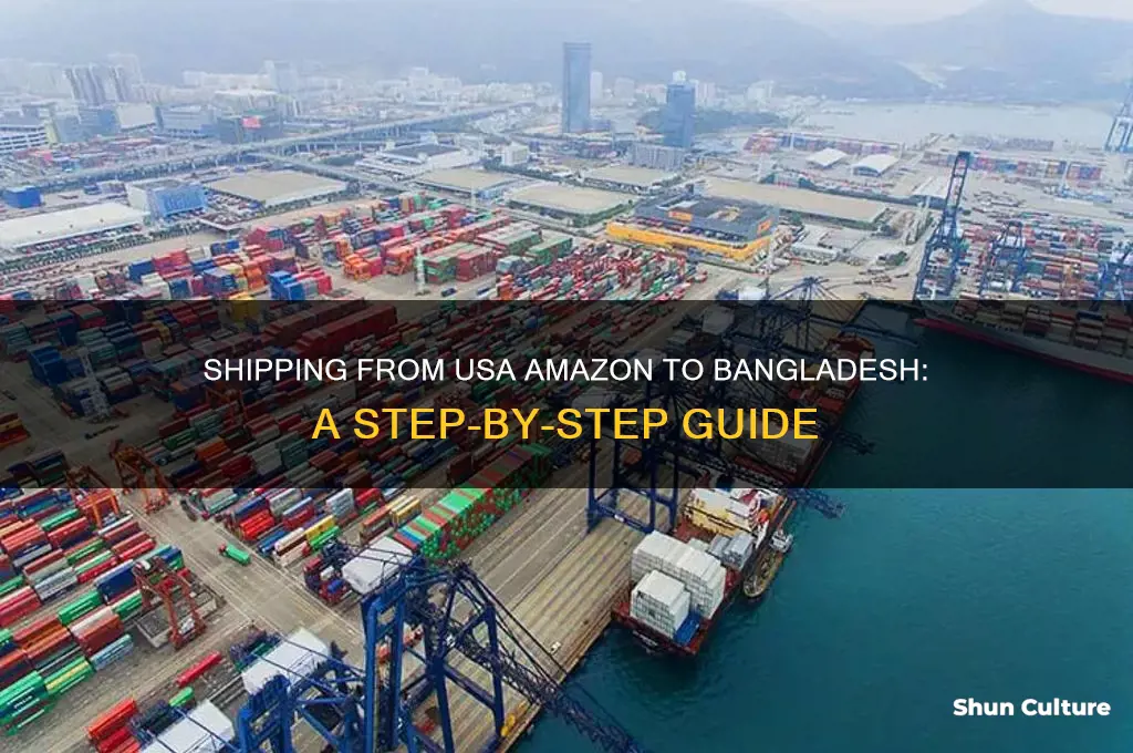 how to make a shipping the usa amazon to bangladesh