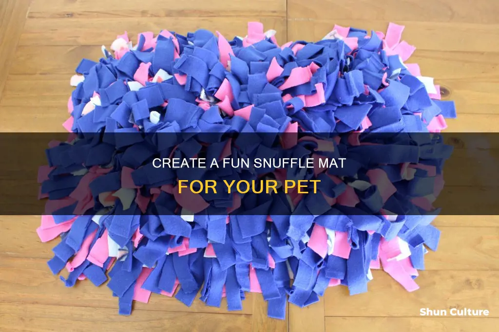 how to make a snuffle mat australia