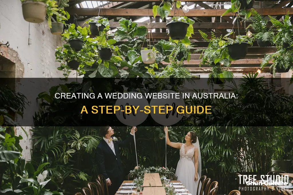 how to make a wedding website australia