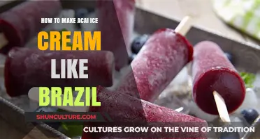 Authentic Brazilian Acai Ice Cream Recipe: A Tropical Homemade Delight