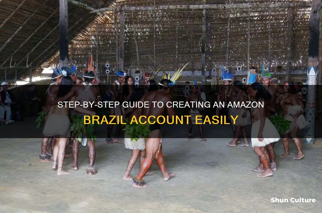 how to make account amazon brazil
