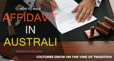 Making an Affidavit in Australia: A Simple Guide