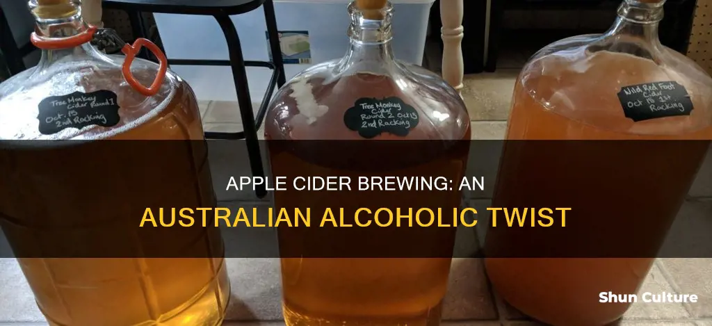 how to make alcoholic apple cider australia