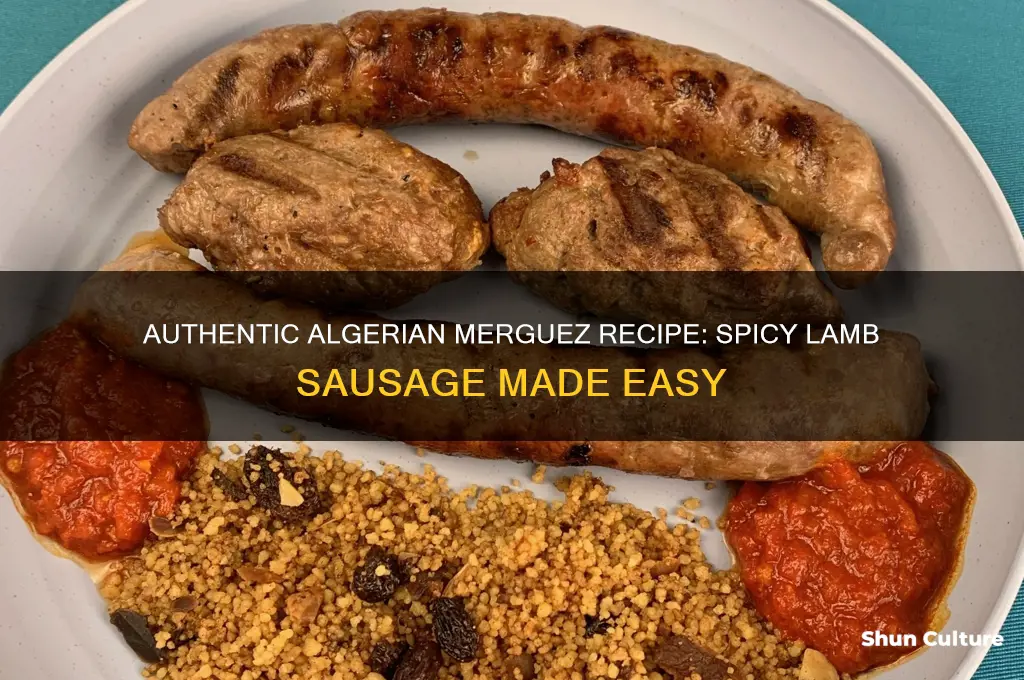 how to make algerian merguez