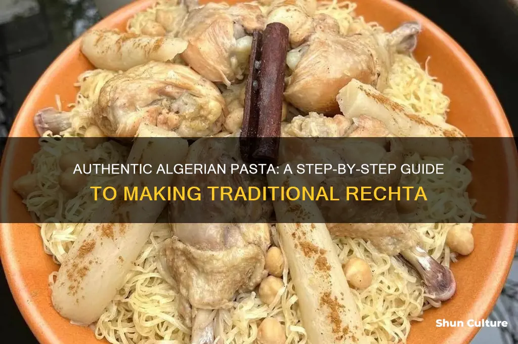 how to make algerian pasta