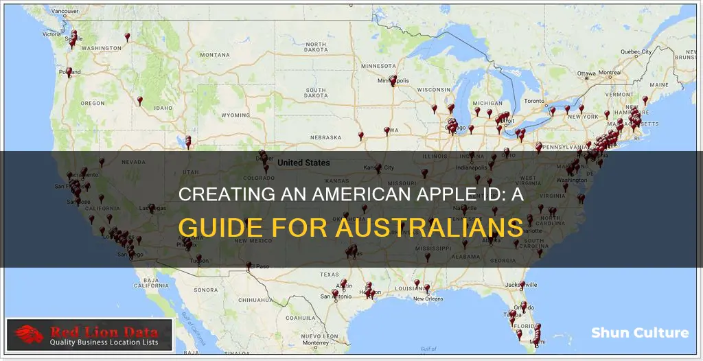 how to make an american apple id in australia