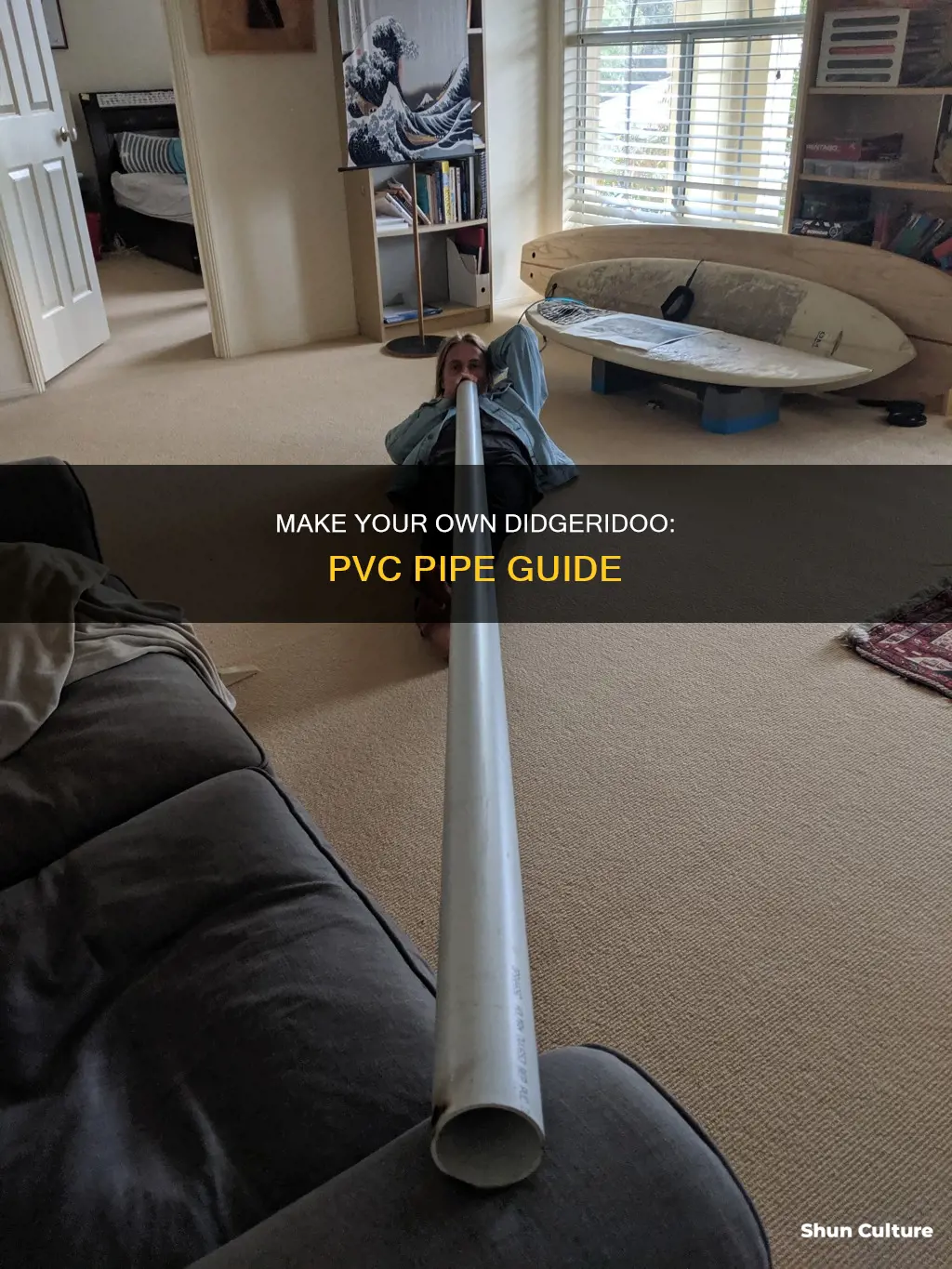 how to make an australian didgeridoo out of pvc pipe