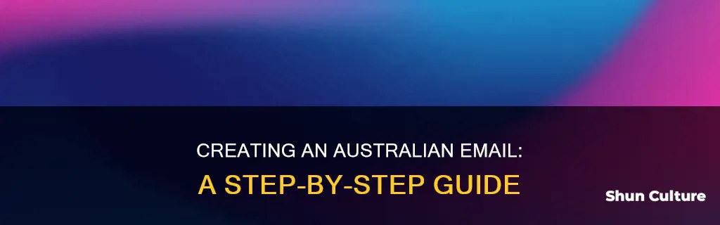 how to make an australian email