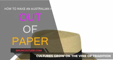 Make Your Own Aussie Hat with Paper