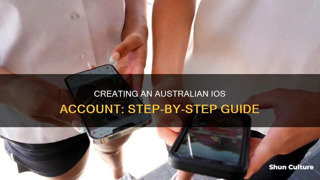 how to make an australian ios account