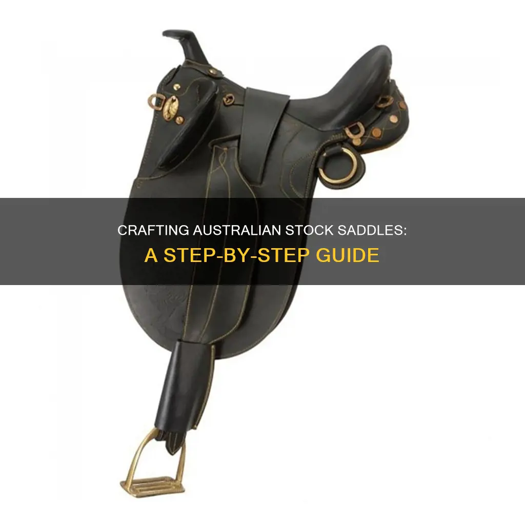 how to make an australian stock saddle