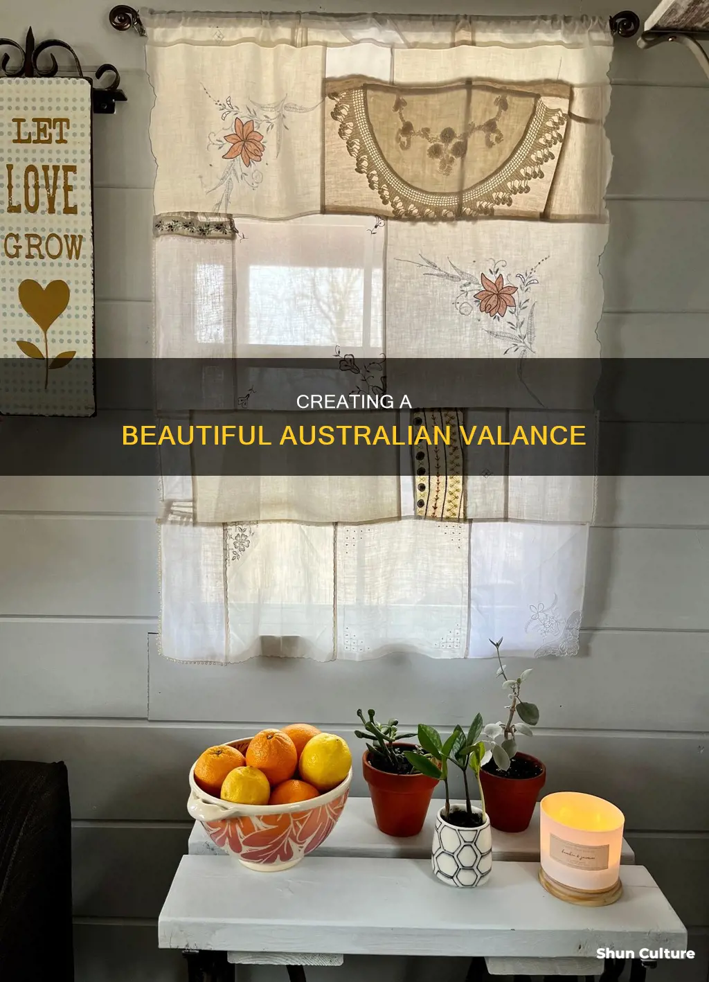 how to make an australian valance