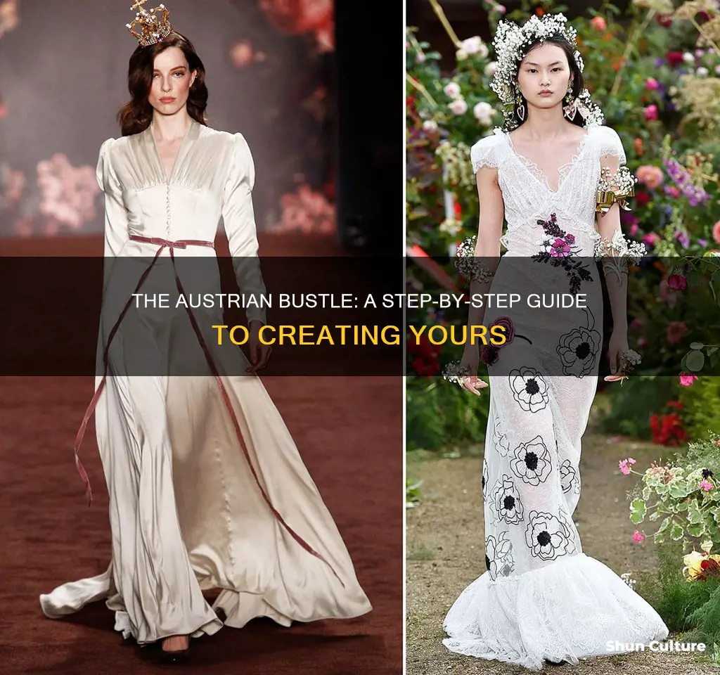 how to make an austrian bustle