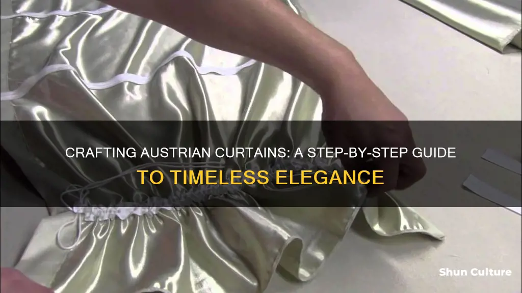 how to make an austrian curtain