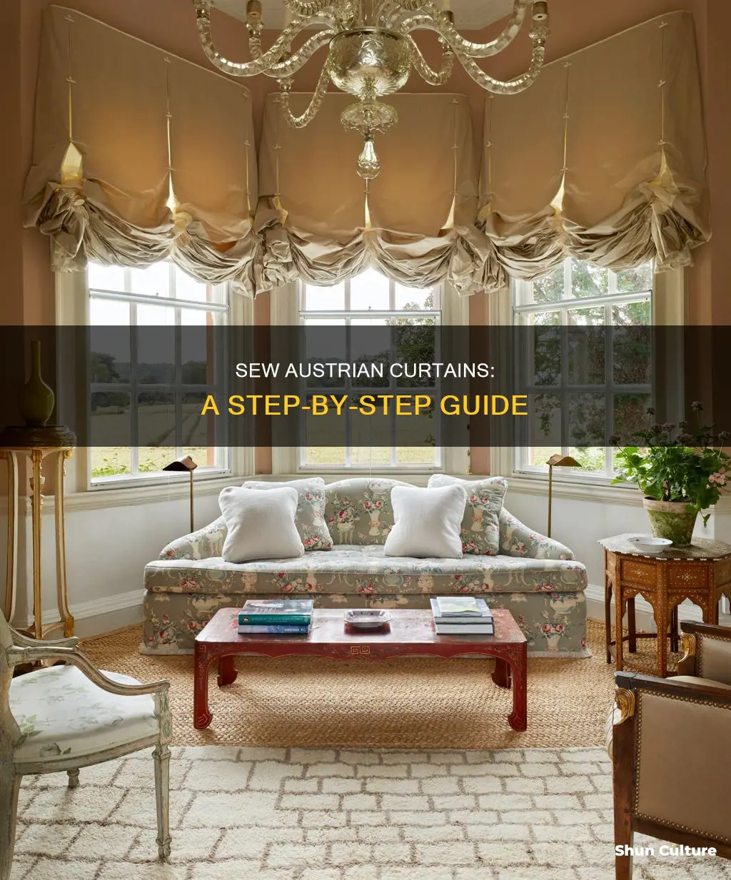 how to make an austrian curtain
