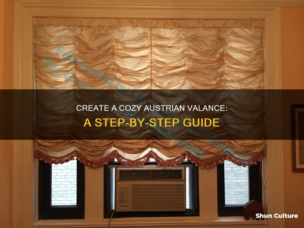 how to make an austrian valance