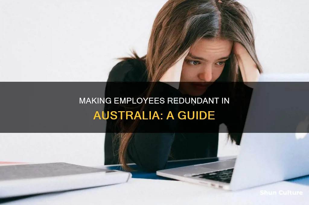 how to make an employee redundant australia