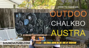 Creating an Outdoor Chalkboard for Australian Backyards