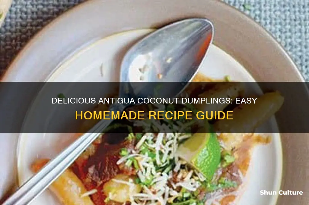 how to make antigua coconut dumplings