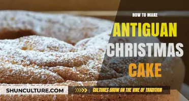 Baking Antigua's Rich Christmas Cake: A Festive Caribbean Tradition