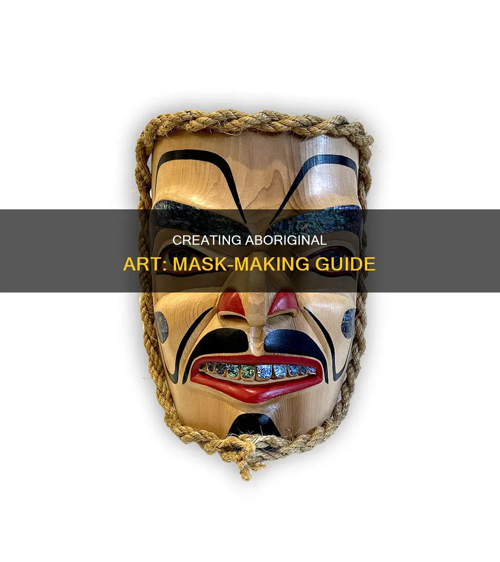 how to make australian aboriginal masks